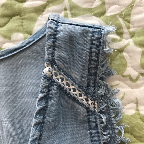 ANTHRPOLOGIE HEI HEI CLARION CHAMBRAY JUMPSUIT - Picture 5 of 8